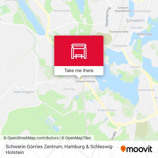 Schwerin Görries Zentrum map