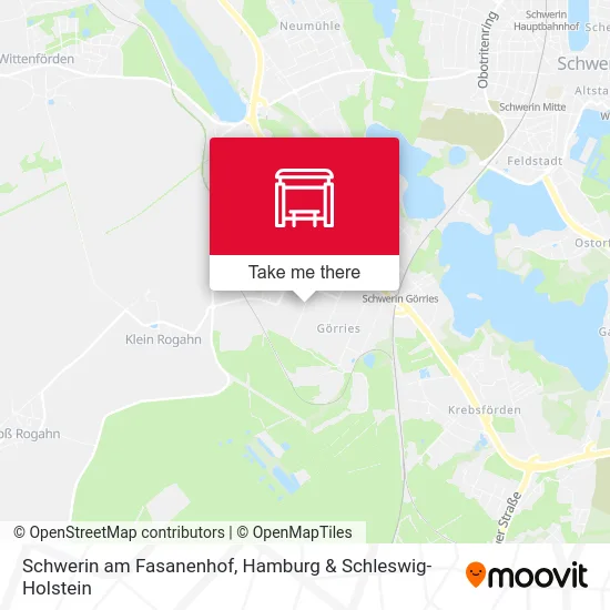 Карта Schwerin am Fasanenhof