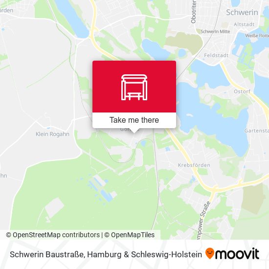 Schwerin Baustraße map