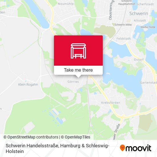 Schwerin Handelsstraße map