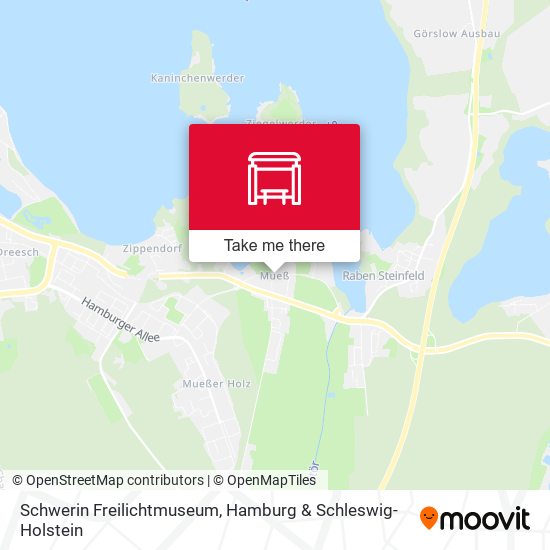 Schwerin Freilichtmuseum map