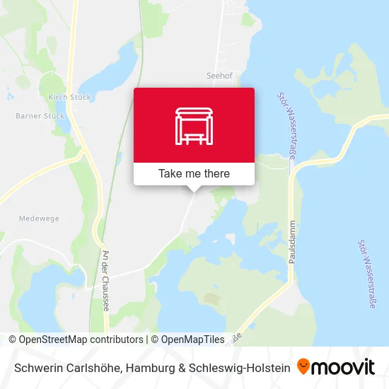 Карта Schwerin Carlshöhe