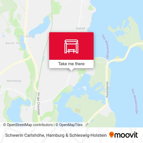 Карта Schwerin Carlshöhe