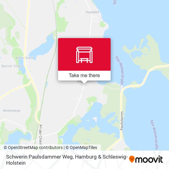 Schwerin Paulsdammer Weg map