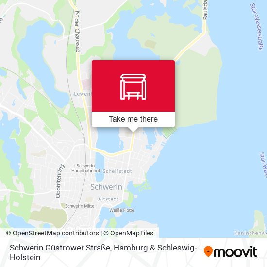 Schwerin Güstrower Straße map