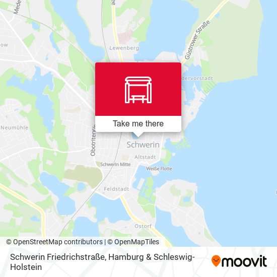 Schwerin Friedrichstraße map