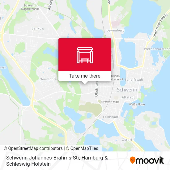 Карта Schwerin Johannes-Brahms-Str