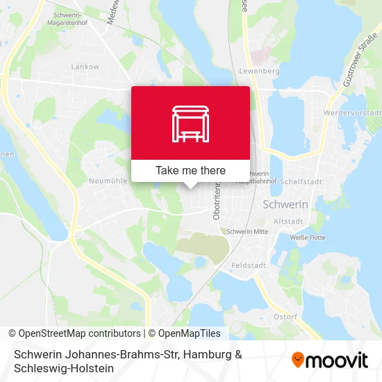 Карта Schwerin Johannes-Brahms-Str