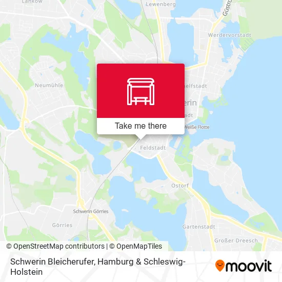 Schwerin Bleicherufer map