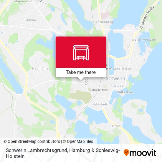 Schwerin Lambrechtsgrund map