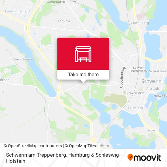 Schwerin am Treppenberg map