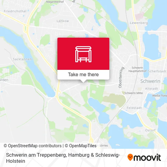 Карта Schwerin am Treppenberg
