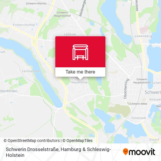 Schwerin Drosselstraße map