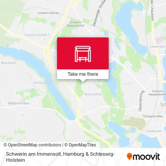 Карта Schwerin am Immensoll