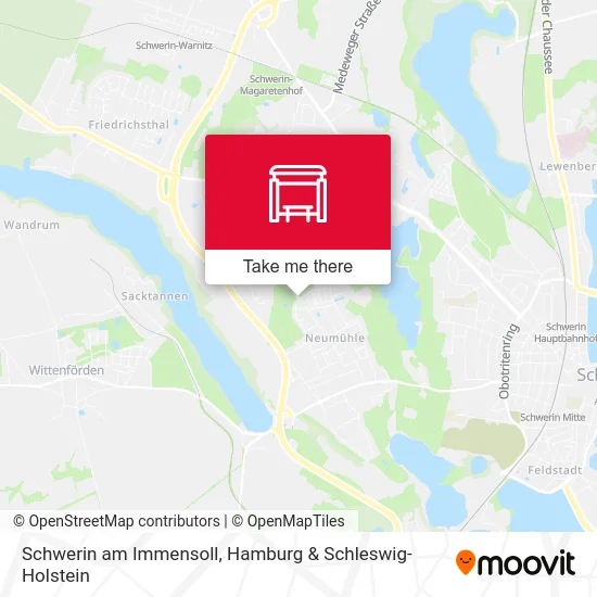 Карта Schwerin am Immensoll