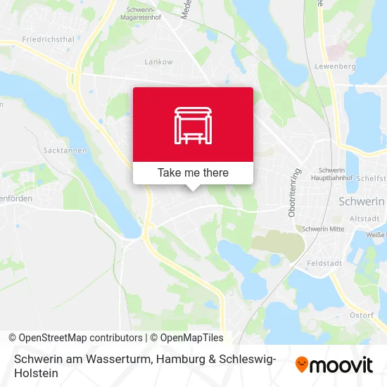 Карта Schwerin am Wasserturm