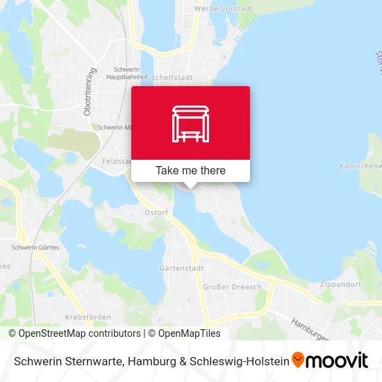 Карта Schwerin Sternwarte