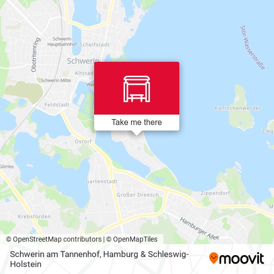 Schwerin am Tannenhof map