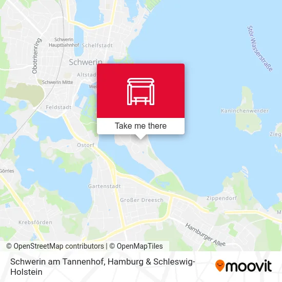 Карта Schwerin am Tannenhof