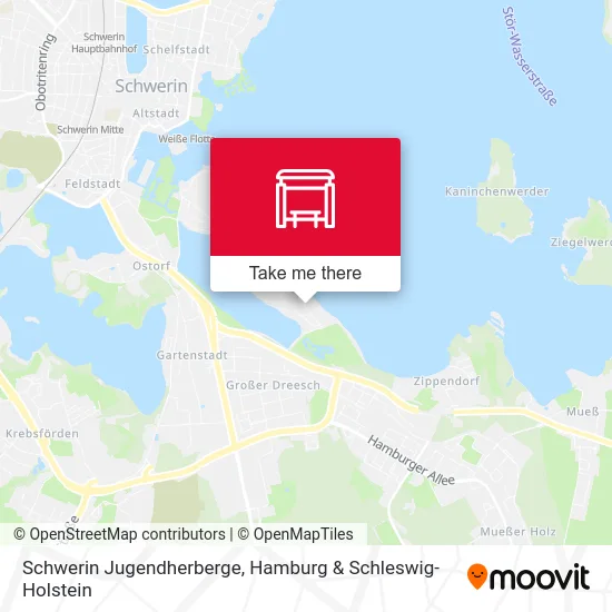 Карта Schwerin Jugendherberge