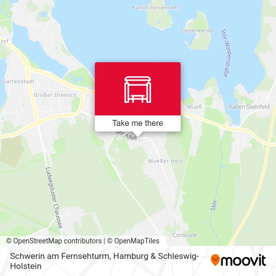 Карта Schwerin am Fernsehturm