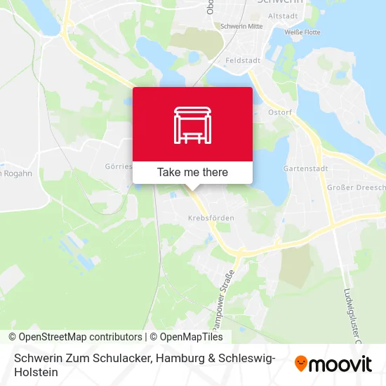 Карта Schwerin Zum Schulacker