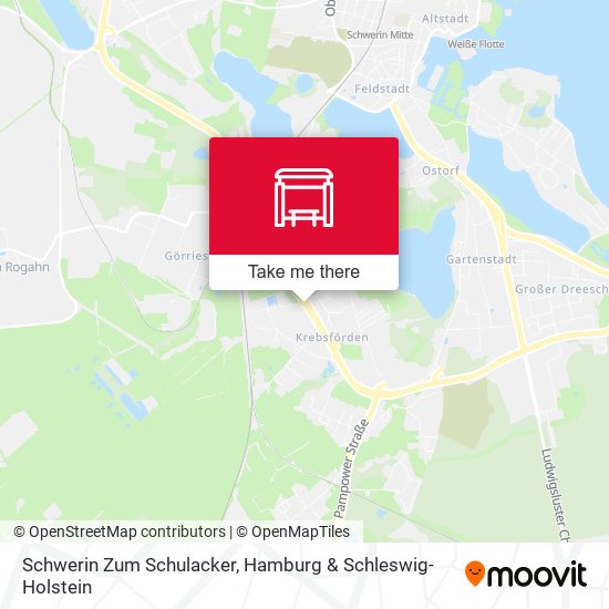 Schwerin Zum Schulacker map