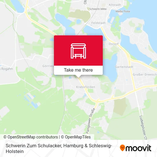 Карта Schwerin Zum Schulacker