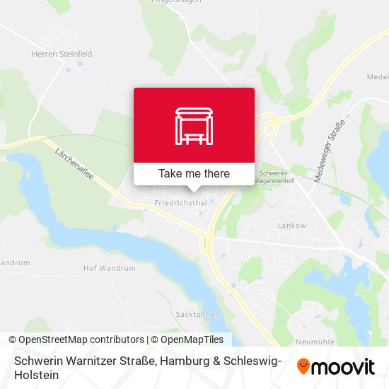 Schwerin Warnitzer Straße map