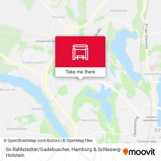 Sn Rahlstedter/Gadebuscher map