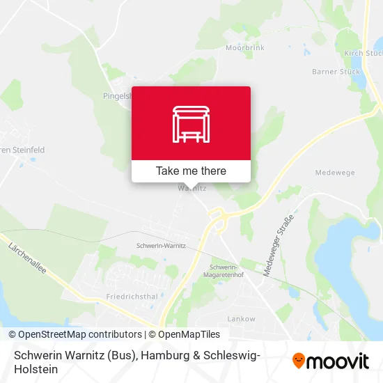 Карта Schwerin Warnitz (Bus)