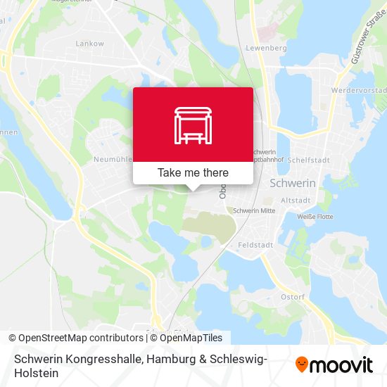 Schwerin Kongresshalle map
