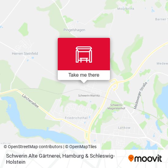 Schwerin Alte Gärtnerei map