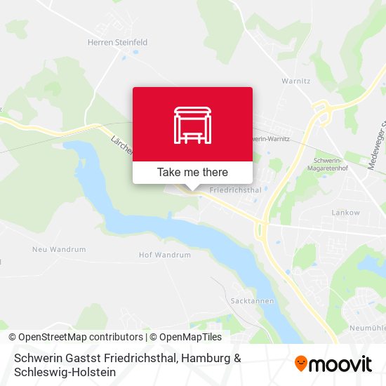 Schwerin Gastst Friedrichsthal map