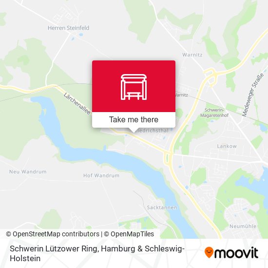 Schwerin Lützower Ring map