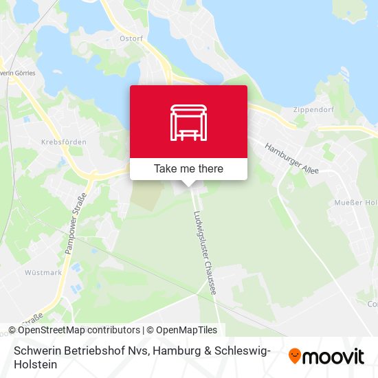 Schwerin Betriebshof Nvs map