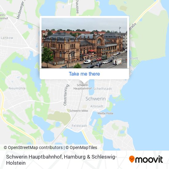 Schwerin Hauptbahnhof map