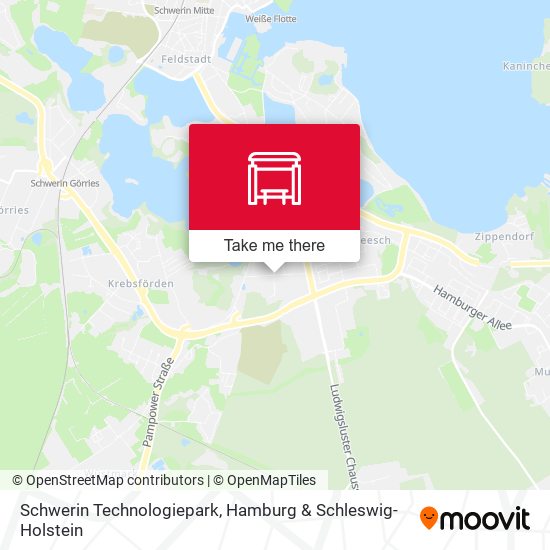 Schwerin Technologiepark map