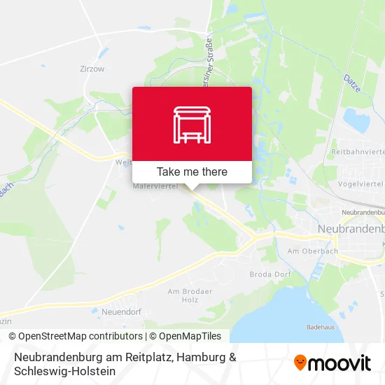 Карта Neubrandenburg am Reitplatz