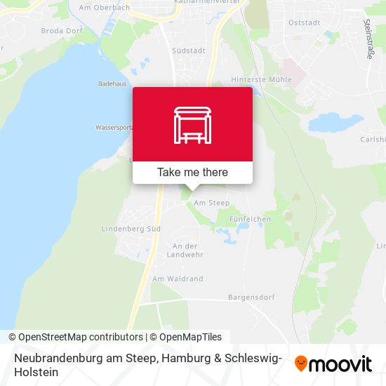 Neubrandenburg am Steep map