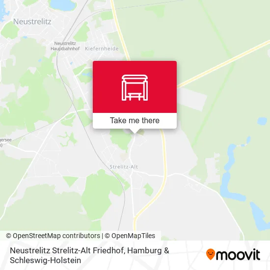 Карта Neustrelitz Strelitz-Alt Friedhof