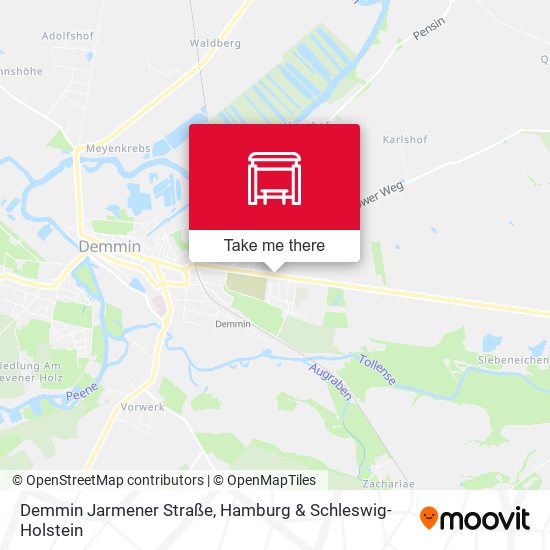 Demmin Jarmener Straße map