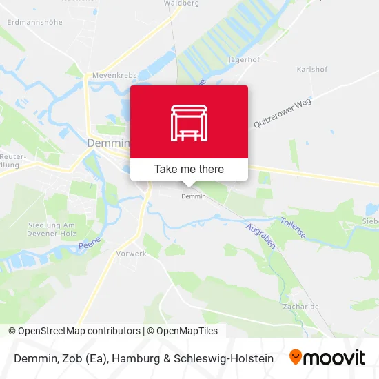 Карта Demmin, Zob (Ea)