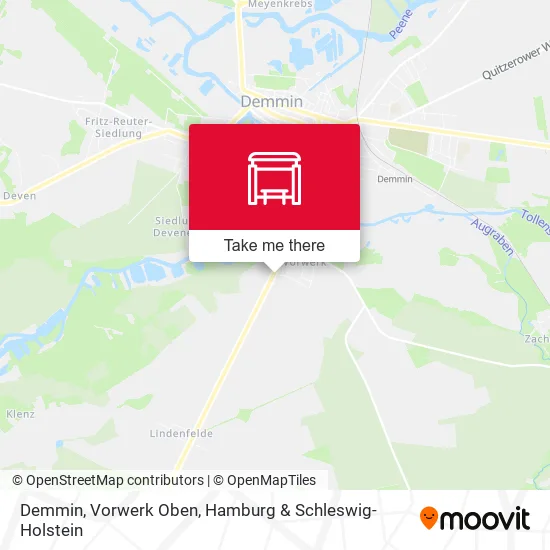 Карта Demmin, Vorwerk Oben