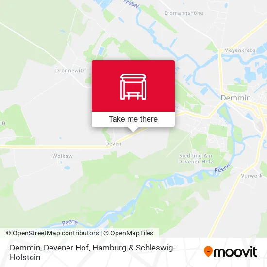 Карта Demmin, Devener Hof