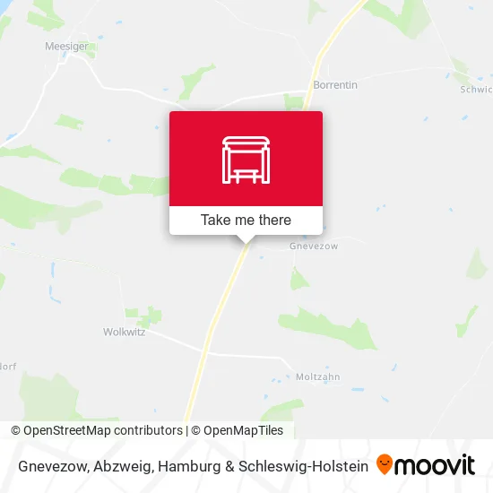 Карта Gnevezow, Abzweig