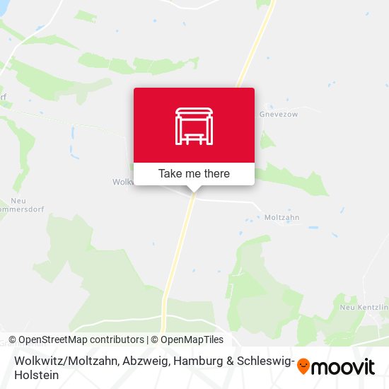 Wolkwitz/Moltzahn, Abzweig map