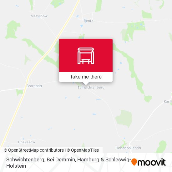 Schwichtenberg, Bei Demmin map