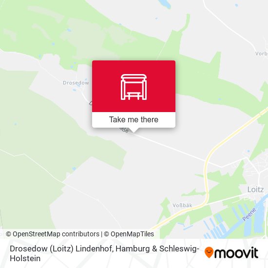 Drosedow (Loitz) Lindenhof map