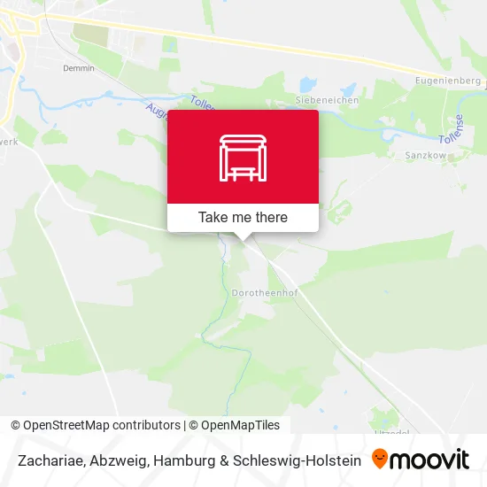 Карта Zachariae, Abzweig